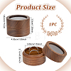 Round Wooden Engagement Ring Boxes CON-WH0093-03A-2