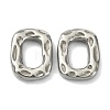 Non-Tarnish 304 Stainless Steel Linking Rings STAS-E191-09P-2