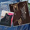 30Pcs Iron Brooch Findings IFIN-SC0002-10A-P-5