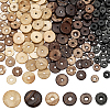 300Pcs 6 Styles Coconut Wood Bead WOOD-PH0003-97-1