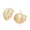 Brass Stud Earring Finding KK-C031-27G-2