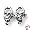925 Thailand Sterling Silver Lobster Claw Clasps STER-D003-17AS-1