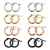 Titanium Steel Hoop Earrings STAS-TA0001-23A-7