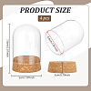Glass Dome Cover CON-WH0110-320B-2