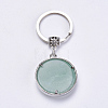 Natural Green Aventurine Keychain KEYC-G043-B06-2