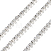 Iron Rhinestone Glass Cup Chain CH-U001-01G-2