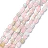 Natural Morganite Beads Strands G-L550A-08-1