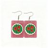 Acrylic Glitter Powder Dangle Earrings for Women WGA022A-04-1