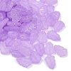 Frosted Transparent Acrylic Beads X1-OACR-P029-04B-02-1