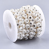 ABS Plastic Imitation Pearl Beaded Trim Garland Strand AJEW-S073-32-3