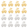 Unicraftale 16Pcs 2 Colors Ion Plating(IP) 304 Stainless Steel Pendants STAS-UN0045-02-1