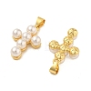 Shell Pearl Pendants ZIRC-F116-02-G-01-2