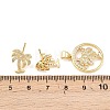 Brass Micro Pave Cubic Zirconia Pendant & Stud Earrings Sets for Women SJEW-F227-01K-G-3