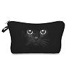 Cat Eye Printed Polyester Cosmetic Pouches PW-WG65350-01-1