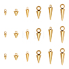 30Pcs 6 Styles 304 with 201 Stainless Steel Pendants FIND-UN0004-30-1