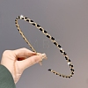 Alloy Rhinestone Hair Bands PW-WGAD6DB-02-1