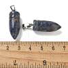 Natural Sodalite Pointed Pendants G-B127-18P-10-3