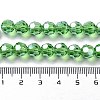 Electroplate Glass Bead Strands EGLA-R015-8mm-14-4