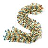 Electroplate Glass Beads Strands LS-EGLA-D300-06-8mm-24-1