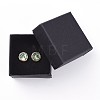 Abalone Shell/Paua Shell Stud Earrings EJEW-JE03864-02-3