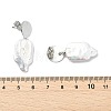 Natural Baroque Pearl Keshi Pearl Dangle Stud Earrings for Women EJEW-JE07044-5