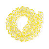 Handmade Foil Lampwork Beads Strands FOIL-T008-02G-1