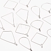 304 Stainless Steel Wire Pendants STAS-X0017-14P-4