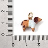 Brass Charms KK-CBAB1CA-18A-G-3
