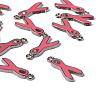 Alloy Enamel Pendants EA546Y-6-3
