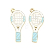 Tennis Alloy Enamel Pendants AL-CBA292F-02N-G-1