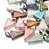 Natural & Synthetic Mixed Gemstone Pendants G-B127-04P-1