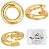 6Pcs 925 Sterling Silver Locking Jump Ring STER-BBC0008-69A-G-1