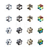 Electroplated Glass Charms EGLA-TA0001-10-9