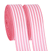 Polyester Stripe Ribbon OCOR-WH0078-507A-1