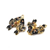 Brass Cloisonne Pendants KK-P251-A01-G-09-2