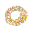 Electroplate Glass Beads Strands GLAA-T023-A16-04-2