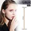 300Pcs Brass Flat Head Pins KK-BBC0002-85-2