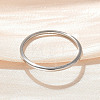 304 Stainless Steel Plain Band Rings STAS-I160-F03-P-2