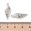 Spiral Shell Tibetan Style Alloy Pendants TIBEP-R344-40AS-LF-3