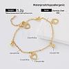 Vintage 304 Stainless Steel Charm Bracelets for Women FZ6029-5-1