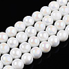 Electroplate Opaque Glass Beads Strands LS-GLAA-T032-P10mm-AB02-1