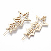 Alloy Hollow Geometric Hair Pin X-PHAR-N005-006G-2