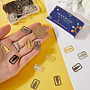 80Pcs 4 Colors 304 Stainless Steel Bookmarks FIND-SC0008-27-3