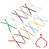 12Pcs 12 Colors Nylon Cord Slider Bracelets MAK-GO0001-05-1