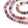 Natural Multicolor Tourmaline Beads Strands X-G-F619-20B-4mm-3