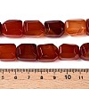 Natural Red Agate Beads Strands G-N342-148A-5