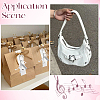 20Pcs Alloy Musical Instruments & Musical Note Keychains KEYC-SC00035-5