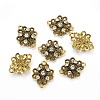 Tibetan Style Alloy Links Connectors PALLOY-P188-01AG-RS-1
