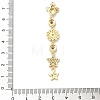 Brass Micro Pave Clear Cubic Zirconia Big Pendants KK-B176-02G-08-3