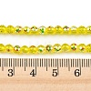 Electroplate Transparent Glass Beads EGLA-B013-02A-AB02-4